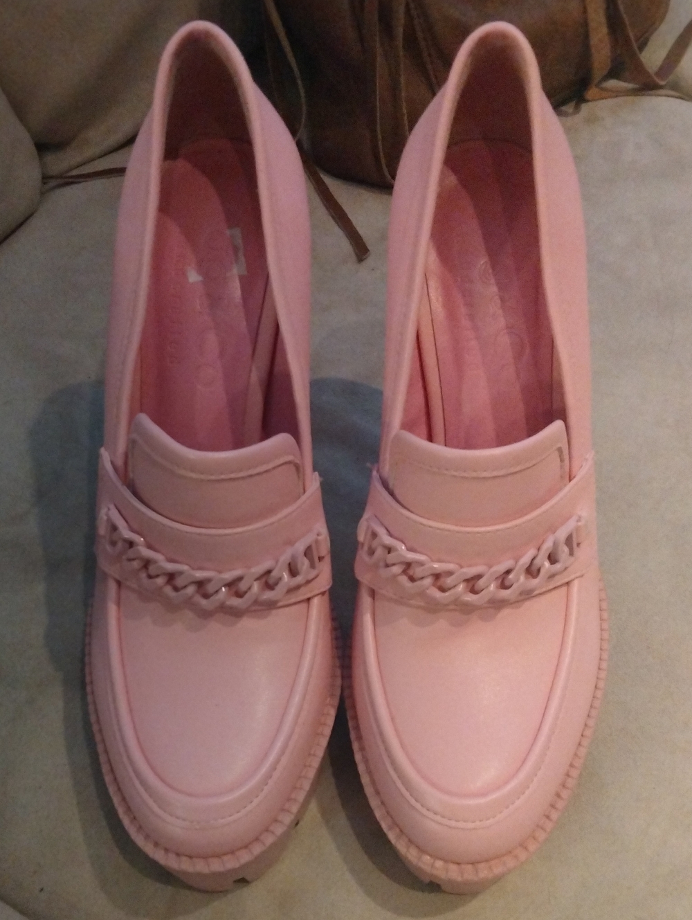 RAG & CO.- Pink Oxfords Size 8